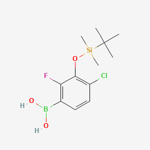 3-(T-Butyldimethylsilyloxy)-4-chloro-2-fluorophenylboronic acid