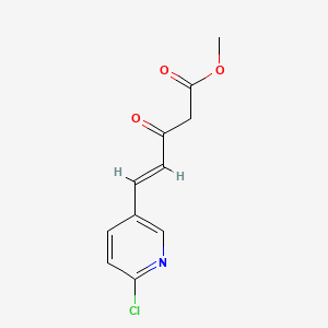 (e)-Methyl 5-(6-chloropyridin-3-yl)-3-oxopent-4-enoate