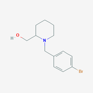 molecular formula C13H18BrNO B5970515 [1-(4-bromobenzyl)-2-piperidinyl]methanol 