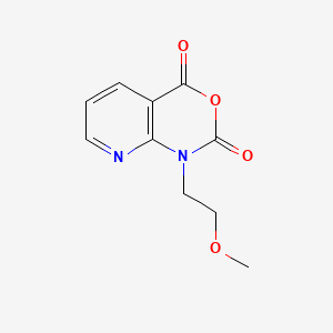 molecular formula C10H10N2O4 B597079 1-(2-Methoxyethyl)-1H-pyrido[2,3-d][1,3]oxazine-2,4-dione CAS No. 1253792-60-7