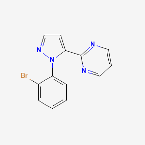 2-(1-(2-bromophenyl)-1H-pyrazol-5-yl)pyrimidine