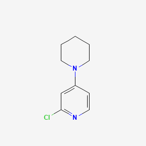 molecular formula C10H13ClN2 B597096 2-氯-4-(哌啶-1-基)吡啶 CAS No. 1209459-54-0