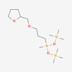 Trimethyl-[methyl-[3-(oxolan-2-ylmethoxy)propyl]-trimethylsilyloxysilyl]oxysilane