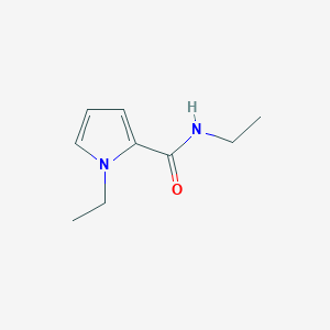 molecular formula C9H14N2O B5971042 N,1-diethyl-1H-pyrrole-2-carboxamide 