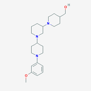 molecular formula C23H37N3O2 B5971125 [1''-(3-methoxyphenyl)-1,3':1',4''-terpiperidin-4-yl]methanol 