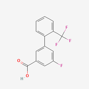 5-Fluoro-3-(2-trifluoromethylphenyl)benzoic acid