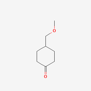 molecular formula C8H14O2 B597120 4-(Methoxymethyl)cyclohexan-1-one CAS No. 17159-84-1