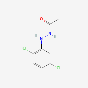 molecular formula C8H8Cl2N2O B597129 N'-(2,5-dichlorophenyl)acetohydrazide CAS No. 14580-42-8