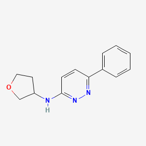 molecular formula C14H15N3O B5971363 6-phenyl-N-(tetrahydro-3-furanyl)-3-pyridazinamine 