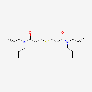 molecular formula C18H28N2O2S B5971457 3,3'-thiobis(N,N-diallylpropanamide) 