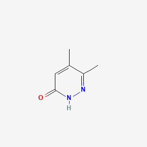 molecular formula C6H8N2O B597209 5,6-dimethylpyridazin-3(2H)-one CAS No. 100114-19-0