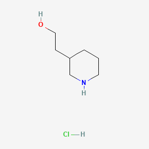 molecular formula C7H16ClNO B597234 2-(3-哌啶基)乙醇盐酸盐 CAS No. 16780-04-4