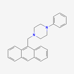 1-(9-anthrylmethyl)-4-phenylpiperazine
