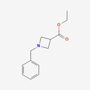 molecular formula C13H17NO2 B597247 Ethyl 1-benzylazetidine-3-carboxylate CAS No. 103491-30-1