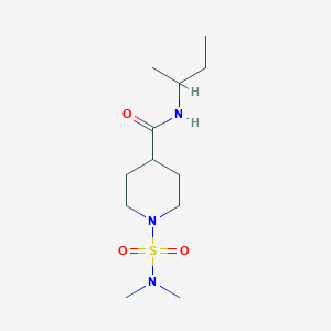 molecular formula C12H25N3O3S B5972619 N-(sec-butyl)-1-[(dimethylamino)sulfonyl]-4-piperidinecarboxamide 