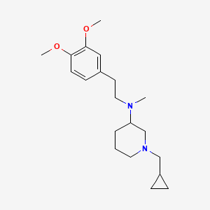 molecular formula C20H32N2O2 B5972981 1-(cyclopropylmethyl)-N-[2-(3,4-dimethoxyphenyl)ethyl]-N-methyl-3-piperidinamine 