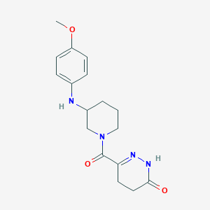 6-({3-[(4-methoxyphenyl)amino]-1-piperidinyl}carbonyl)-4,5-dihydro-3(2H)-pyridazinone