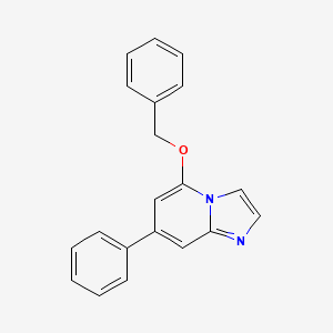 B597316 5-(Benzyloxy)-7-phenylimidazo[1,2-a]pyridine CAS No. 1207839-26-6