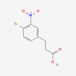 B597327 3-(4-Bromo-3-nitrophenyl)propanoic acid CAS No. 1211311-93-1