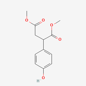 molecular formula C12H14O5 B597329 2-(4-羟基苯基)琥珀酸二甲酯 CAS No. 136705-25-4