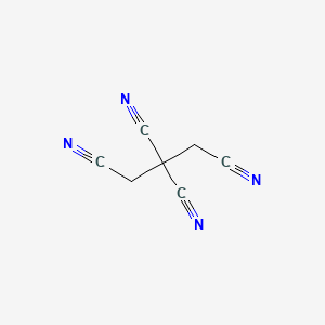 molecular formula C7H4N4 B597331 1,2,2,3-丙烷四腈 CAS No. 1274904-48-1