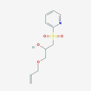molecular formula C11H15NO4S B5973369 1-(allyloxy)-3-(2-pyridinylsulfonyl)-2-propanol 