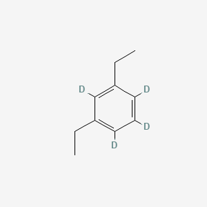 molecular formula C10H14 B597366 1,3-Diethylbenzene-2,4,5,6-d4 CAS No. 1219803-29-8