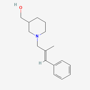 molecular formula C16H23NO B5973708 [1-(2-methyl-3-phenyl-2-propen-1-yl)-3-piperidinyl]methanol 