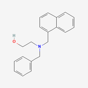 molecular formula C20H21NO B5973746 2-[benzyl(1-naphthylmethyl)amino]ethanol 