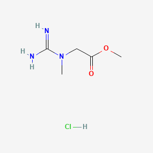 molecular formula C5H12ClN3O2 B597376 Creatine methyl ester hydrochloride CAS No. 132478-02-5