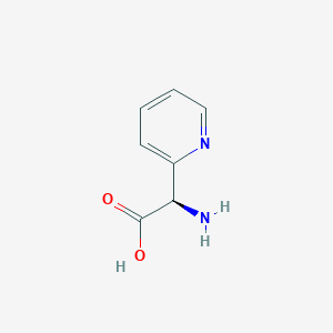 molecular formula C7H8N2O2 B059738 (R)-2-Amino-2-(pyridin-2-YL)acetic acid CAS No. 1228556-95-3