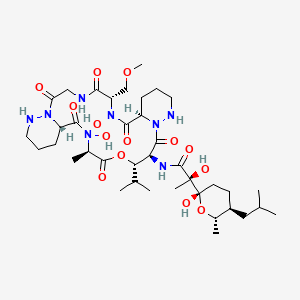B597393 Aurantimycin A CAS No. 162478-50-4
