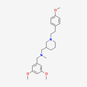 molecular formula C25H36N2O3 B5974138 (3,5-dimethoxybenzyl)({1-[2-(4-methoxyphenyl)ethyl]-3-piperidinyl}methyl)methylamine 