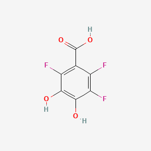B597421 2,3,6-Trifluoro-4,5-dihydroxybenzoic acid CAS No. 198832-20-1