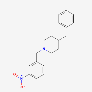 molecular formula C19H22N2O2 B5974245 4-benzyl-1-(3-nitrobenzyl)piperidine CAS No. 414886-04-7