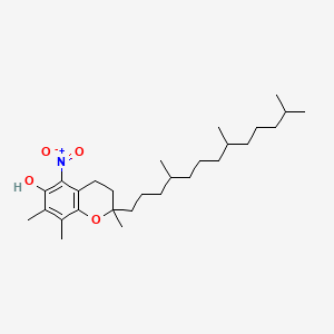 molecular formula C28H47NO4 B597427 5-Nitro-gamma-tocopherol CAS No. 167711-25-3