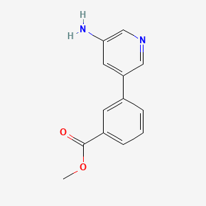 Methyl 3-(5-aminopyridin-3-yl)benzoate