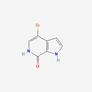 B597453 7H-Pyrrolo[2,3-c]pyridin-7-one, 4-bromo-1,6-dihydro- CAS No. 1361481-62-0