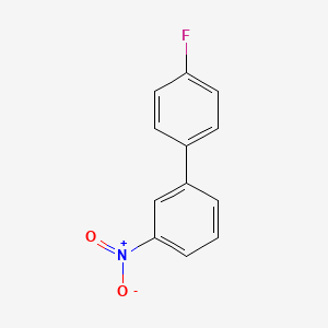 molecular formula C12H8FNO2 B597457 1-氟-4-(3-硝基苯基)苯 CAS No. 10540-32-6