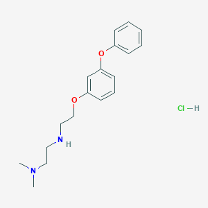 molecular formula C18H25ClN2O2 B5974602 N,N-dimethyl-N'-[2-(3-phenoxyphenoxy)ethyl]-1,2-ethanediamine hydrochloride 