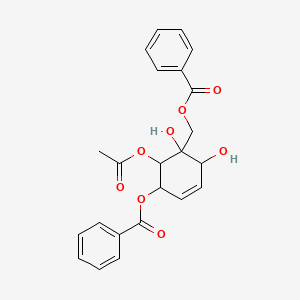 molecular formula C23H22O8 B597468 UVARIGRANOL B CAS No. 164204-79-9