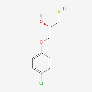 molecular formula C9H11ClO2S B597471 (S)-1-(4-Chlorophenoxy)-3-mercaptopropan-2-ol CAS No. 108615-59-4