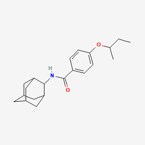 molecular formula C21H29NO2 B5974746 N-2-adamantyl-4-sec-butoxybenzamide 