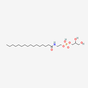 molecular formula C21H44NO7P B597478 Glycerophospho-N-Palmitoyl Ethanolamine CAS No. 100575-09-5