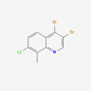3,4-Dibromo-7-chloro-8-methylquinoline