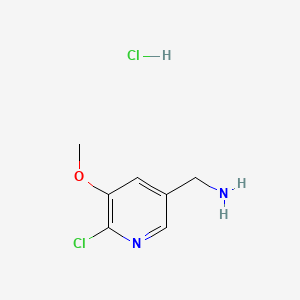 (6-Chloro-5-methoxypyridin-3-yl)methanamine hydrochloride