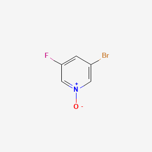 molecular formula C5H3BrFNO B597494 3-Bromo-5-fluoropyridine 1-oxide CAS No. 1221793-60-7
