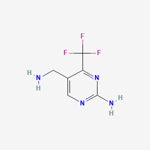 5-(Aminomethyl)-4-(trifluoromethyl)pyrimidin-2-amine