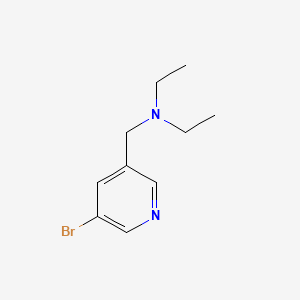 N-((5-Bromopyridin-3-yl)methyl)-N-ethylethanamine