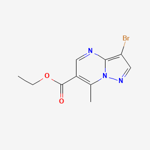 Ethyl 3-bromo-7-methylpyrazolo[1,5-a]pyrimidine-6-carboxylate
